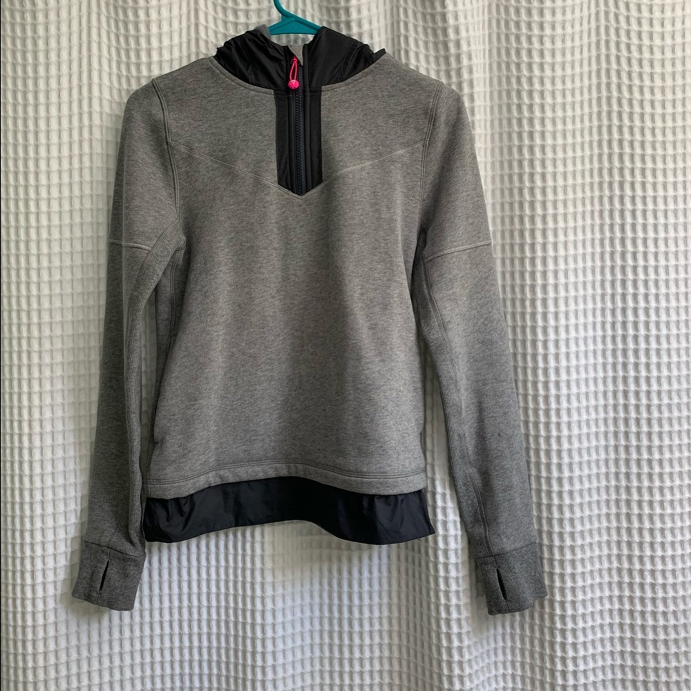 Ivivva grey quarter zip size 12